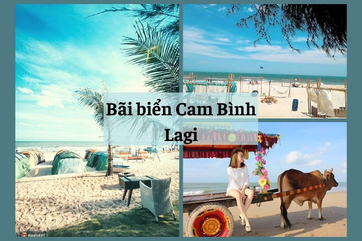 Bãi biển Cam Bình - La Gi: Nơi hấp dẫn du khách bên bờ biển xinh đẹp