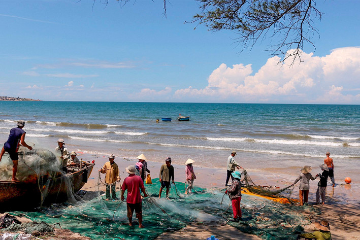 Làng chài Mũi Né địa điểm ngắm biển đẹp nhất Bình Thuận
