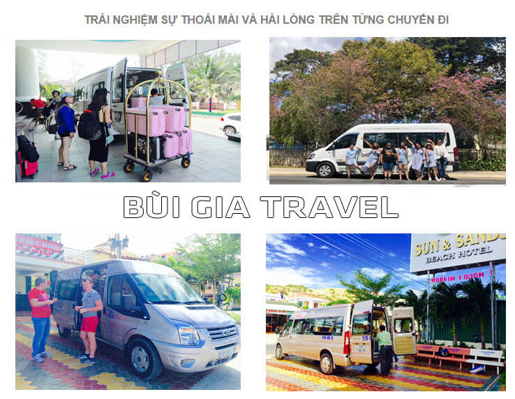 Bùi Gia phục vụ đưa đón khách từ Sài Gòn (sân bay TSN) đi Mũi Né/Phan Thiết bằng xe 16 chỗ 