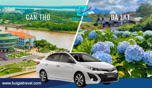 Thuê Xe 4 Chỗ Đà Lạt ⇒ Cần Thơ