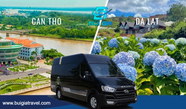 Xe Limousine 9Chỗ Cần Thơ ⇒ Đà Lạt