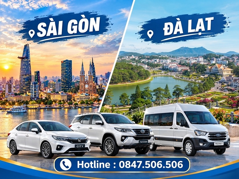 THAM KHẢO BẢNG GIÁ & ĐẶT XE TỪ SÀI GÒN ĐI ĐÀ LẠT