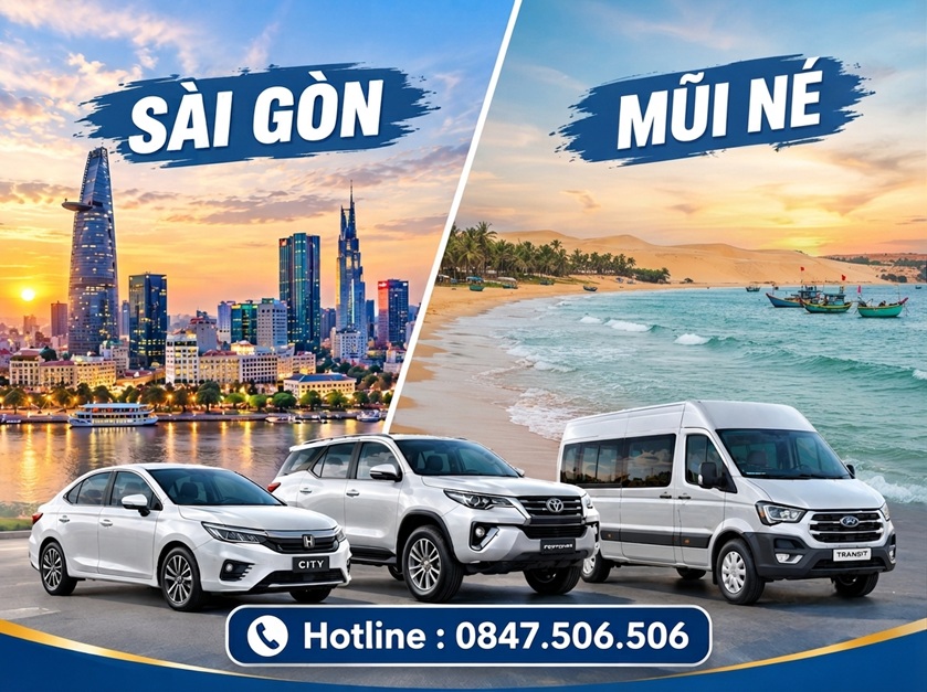 ONLINE BOOKING PRIVATE CAR MUI NE TO HO CHI MINH