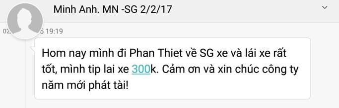 Xem nhận xét của khách hàng với dịch vụ cho thuê xe Mũi Né