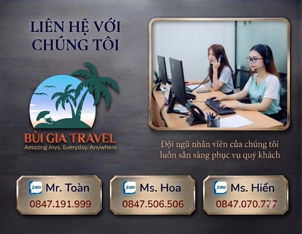 Thông Tin Liên Hệ Đặt Xe 7 Chỗ Bùi Gia Travel