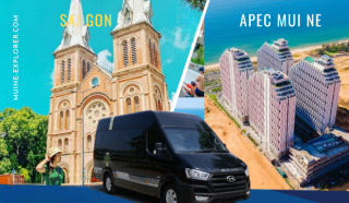 Xe Limousine 9 Chỗ từ  Apec Mandala Mũi Né đi Sài Gòn