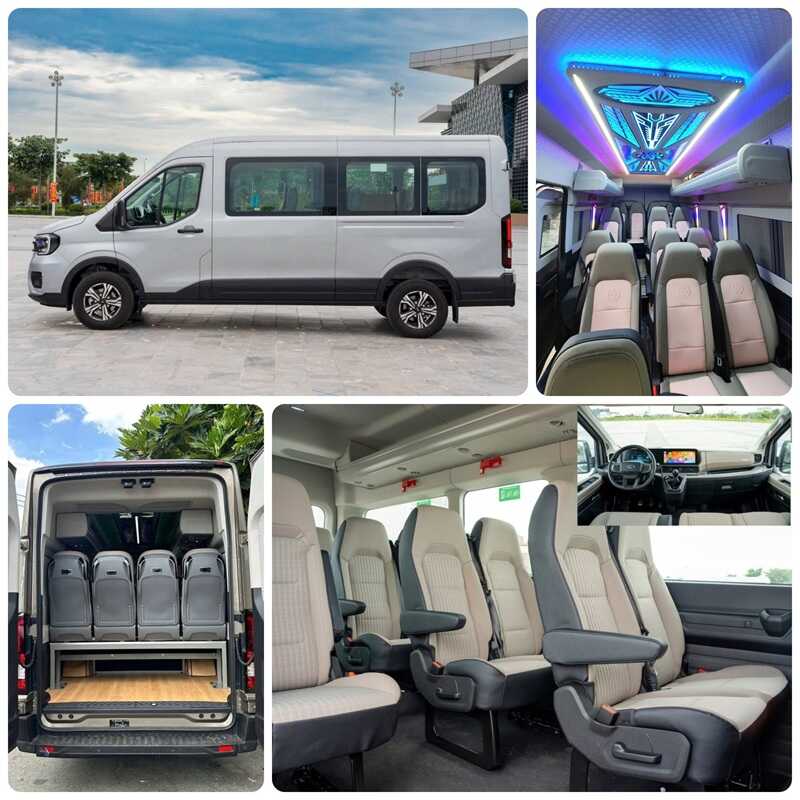 3.1. Ford Transit (Bản Facelift Hiện Đại)