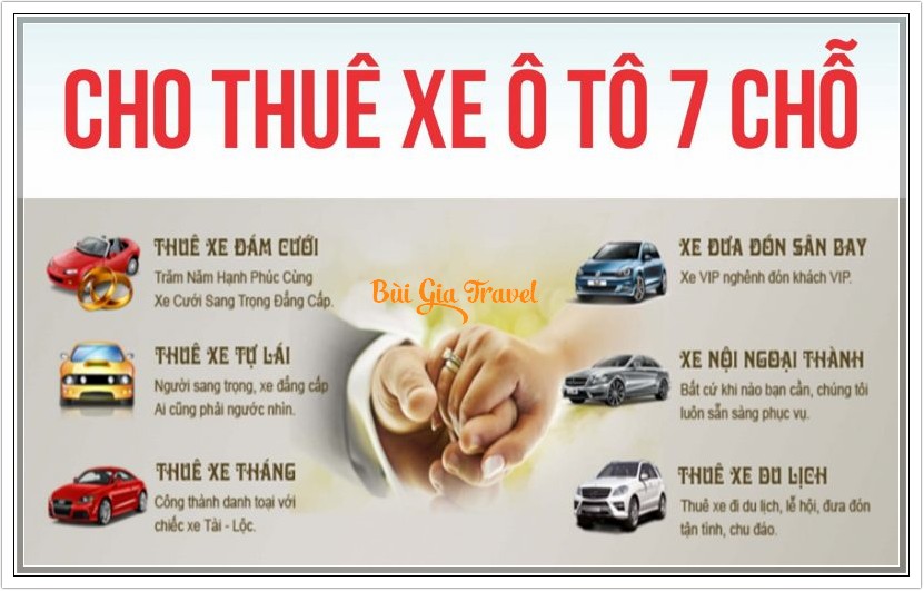 .Bảng Giá Cho Thuê Xe 7 Chỗ Có Tài Xế Giá Trọn Gói