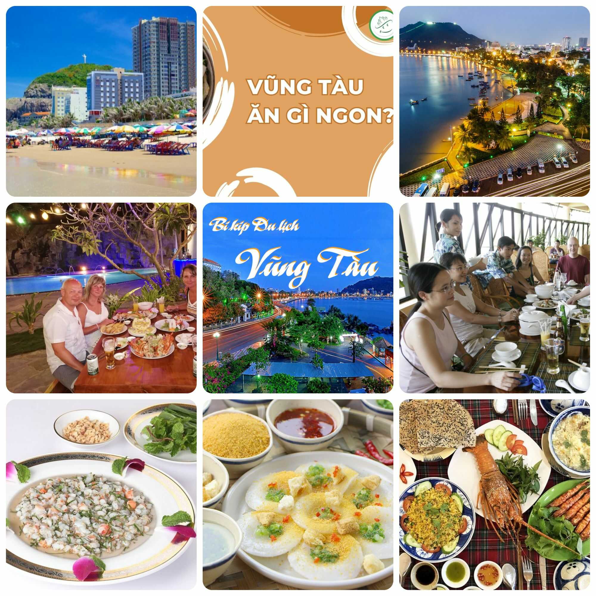 THUÊ XE DU LỊCH VŨNG TÀU - ĂN GÌ? Ở ĐÂU NGON BỔ RẺ?