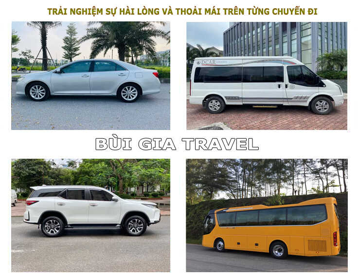 Đội xe đa dạng 4-7-16-29 chỗ, xe Limouisne đáp ứng mọi nhu cầu