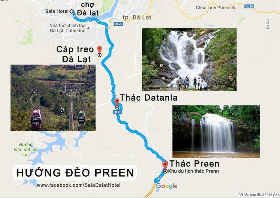 Địa điểm thăm quan Đà Lạt - Hướng theo Đèo Prenn