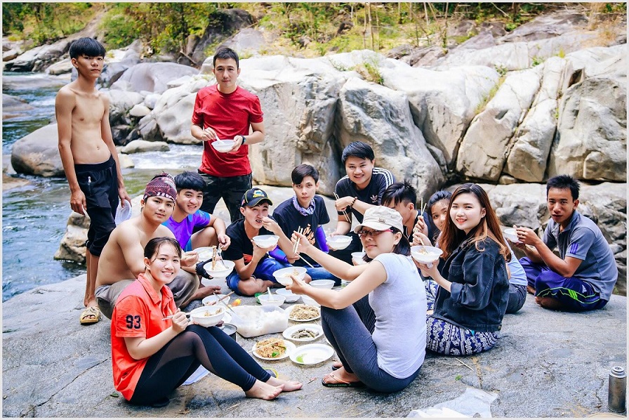 Tận hưởng không khí trong lành và tuyệt vời tại Khu du lịch La Ngâu Rock Stream