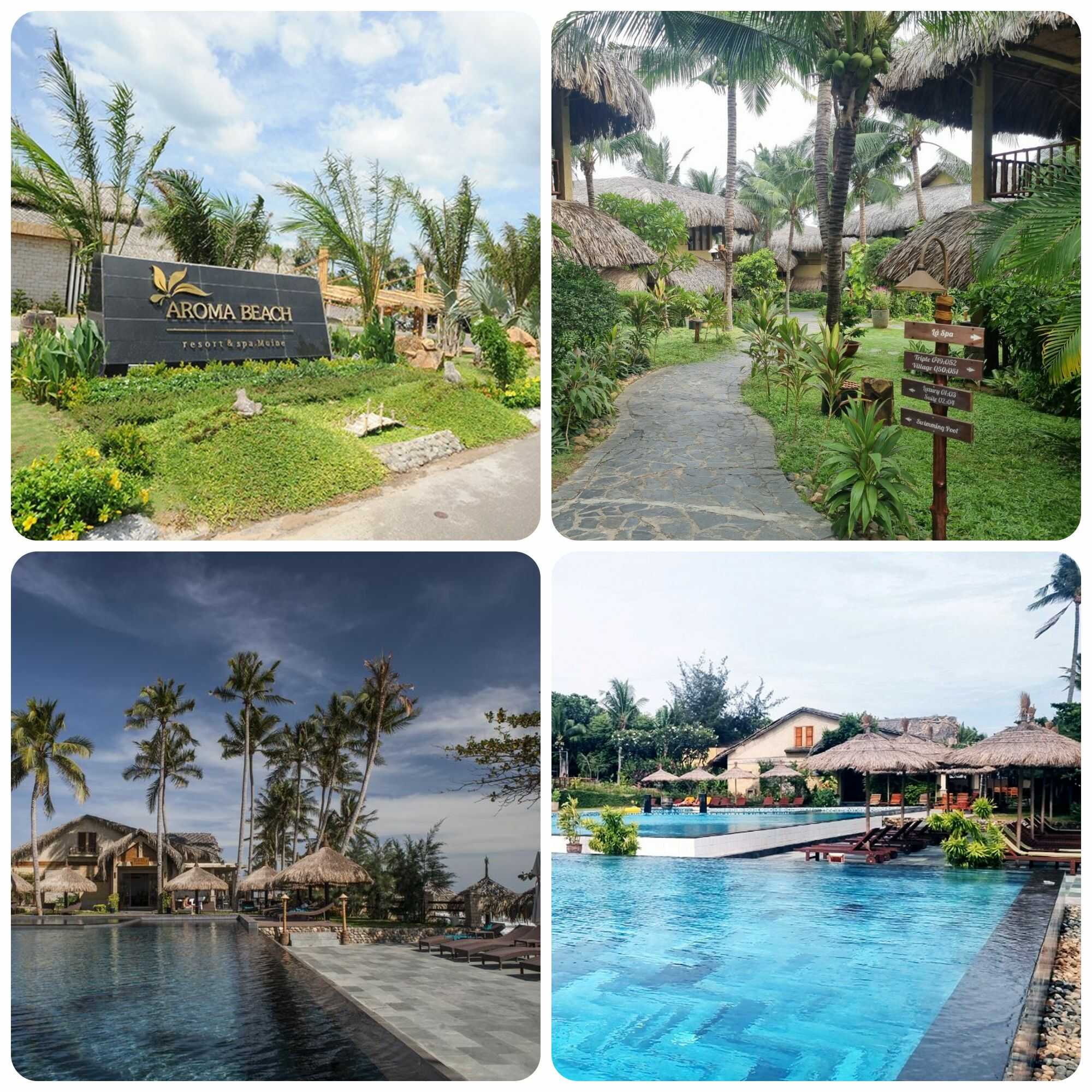 Thuê xe sài gòn đi Aroma Beach Resort and Spa