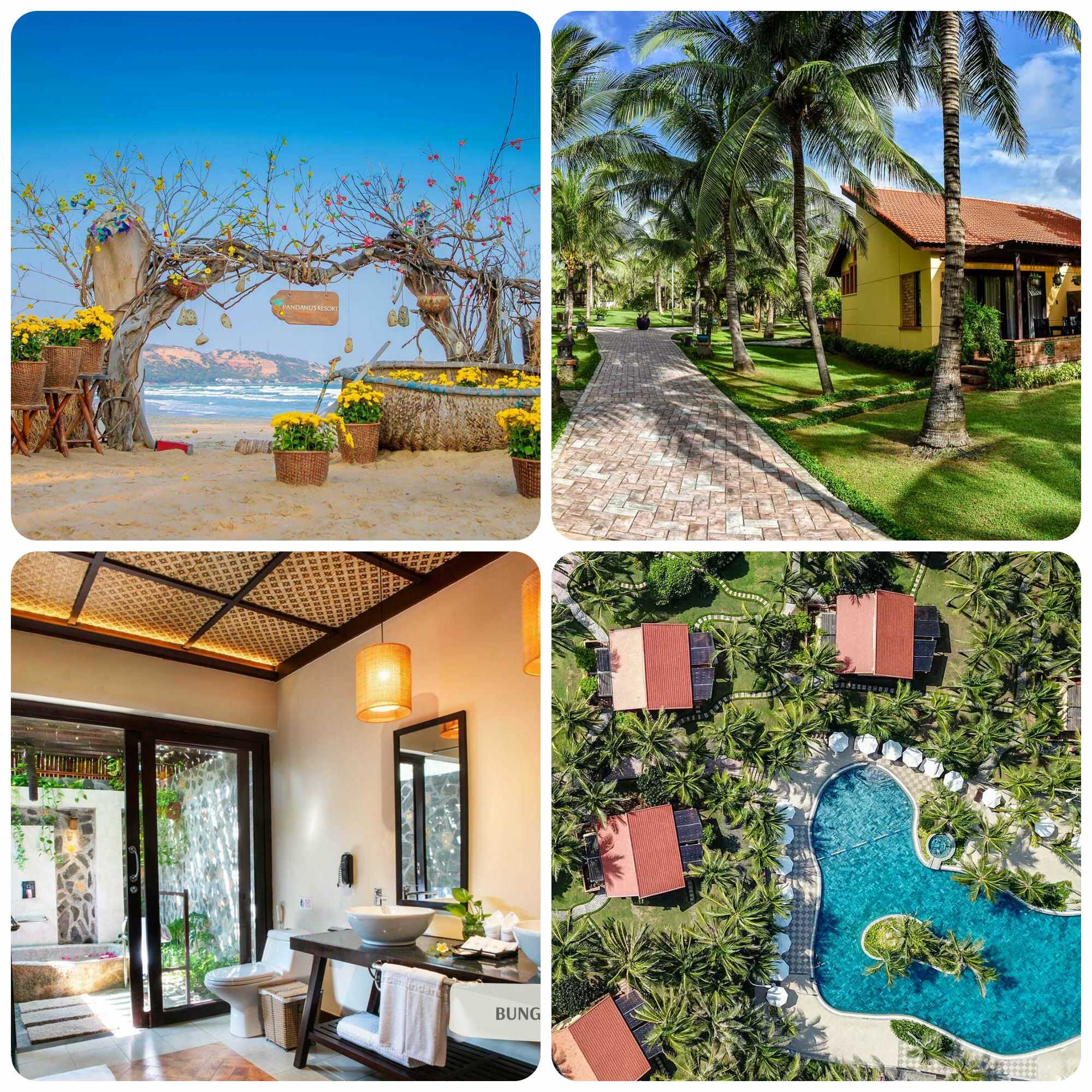 Thuê xe sài gòn đi Pandanus Resort & Spa Mũi Né