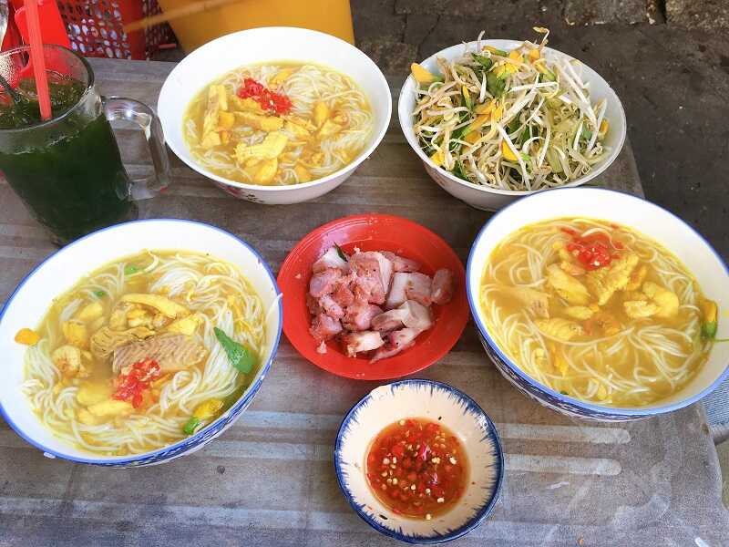 Món Bún cá miền Tây được chế biến rất đơn giản nhưng vô cùng hấp dẫn