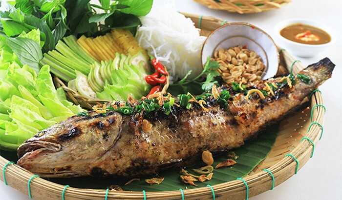 Thưởng thức món cá lóc nướng trui thơm ngon