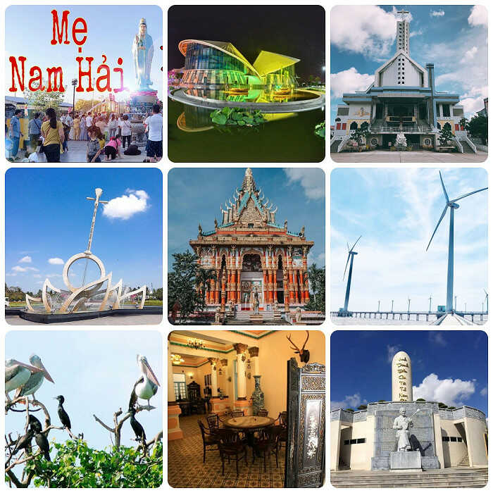 Địa điểm thăm quan, checkin khi thuê xe đến Bạc Liêu