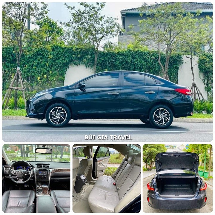 Dòng xe 4 chỗ phục vụ đưa đón khách tuyến Sài Gòn - Vũng Tàu - Hồ Tràm - Long Hải