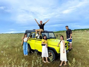Xe Jeep đi tour 4-4 tiếng rưỡi