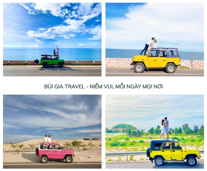 Tour Đồi Cát Trắng - Cát Đỏ Mũi Né Bằng Xe Jeep